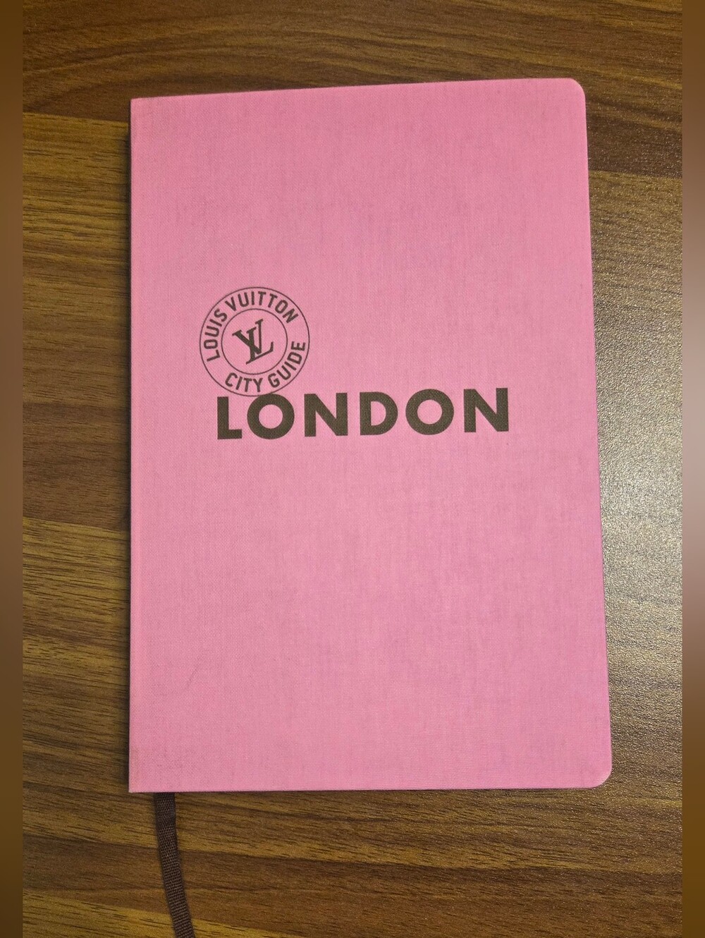 Louis Vuitton City Guide London Pink Softcover Travel Book 2020